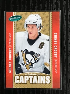 2005-06 PARKHURST CAPTAINS RC SIDNEY CROSBY ROOKIE 16/100 CARD #526 - Picture 1 of 2