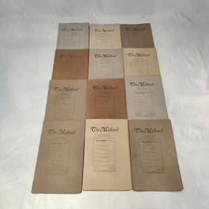 1916 The Midland Monthly Magazine Lot Of 12 Complete Year - Middle West - Picture 1 of 19