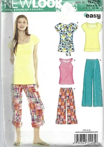 New Look Pattern #6787-Misses Summer Tops-Capri Pants-Pants 8-18 - Picture 1 of 1