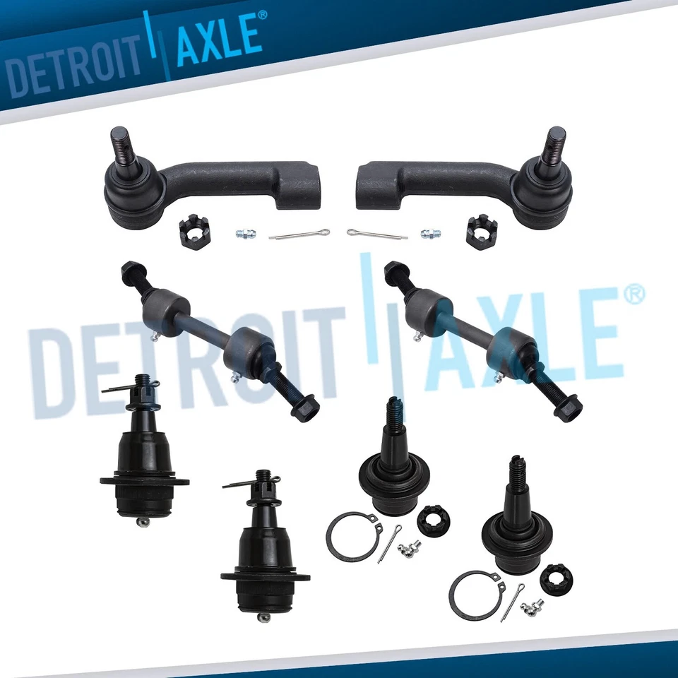 Kit de barra estabilizadora de rótula delantera de 8 piezas para Lincoln Navigator F-150 Expedition Foto 1 de 4