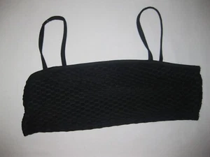 Shein girls 11-12yrs textured fabric padless cami bralette black nip - Picture 1 of 2