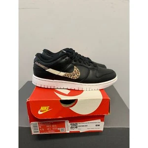 Nike Dunk Low SE Primal Black Women's Size 6 BRAND NEW SHIPS NOW - Picture 1 of 7