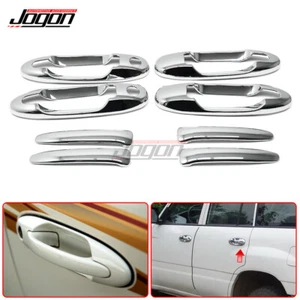 Chrome Door Handle Cover For Toyota Land Cruiser LC100 For Lexus LX470 1998-2007 - Foto 1 di 9
