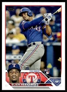 2023 Topps Update Base #US304 Elier Hernández RC Texas Rangers