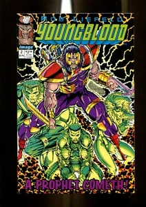 YOUNGBLOOD 2 GREEN VARIANT (9.6) 1ST PROPHET & SHADOWHAWK IMAGE (B026) - Picture 1 of 2