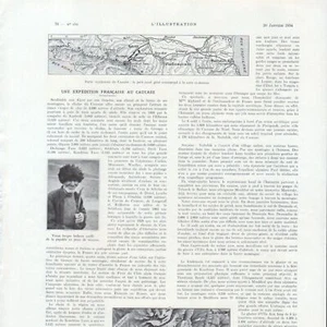 Une expédition Française au Caucase - - Article de presse 1934 - Picture 1 of 3
