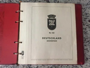 Deutschland 1950-1966 Briefmarkensammlung, komplette Seiten - Lindner Einsteckbuch - Bild 1 von 12