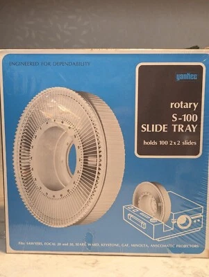 Vintage Yankee Rotary S-100 Slide Tray Library Box Projector New Sealed - Image 1 of 4