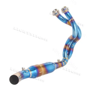 Tubo de escape de enlace delantero de aleación de titanio para Kawasaki Ninja 650 Z650 2023-2025 - Imagen 1 de 6
