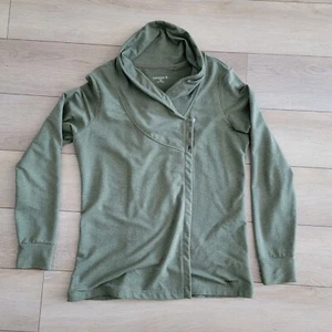DANSKIN wrap around French sweatshirt XL with thumb hole sleeves - Picture 1 of 16