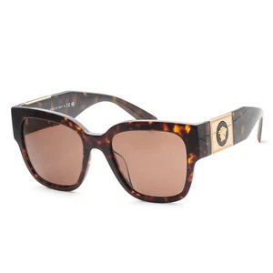 Versace Women's 54mm Havana Sunglasses VE4437U-108-73 - Picture 1 of 2