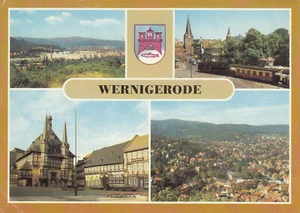 Alte Postkarte - Wernigerode mit Rathaus - Picture 1 of 1