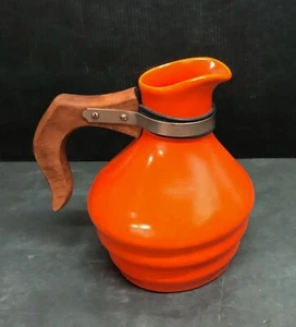 Poppytrail Metlox Vintage Coffee Urn Water Jug Carafe Orange - Picture 1 of 7