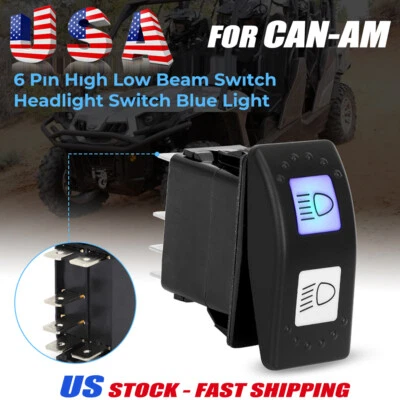 For Can-Am High Low Beam Headlight Switch Commander Maverick MAX 1000R 715001725 - Image 1 of 4