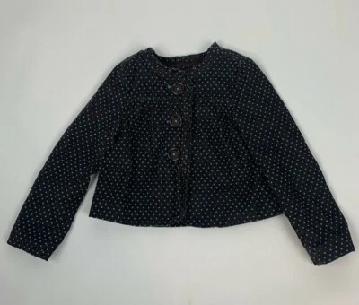 Jaqueta blazer swing Gap Kids St. Petersburg marrom azul-petróleo veludo 4 5  - Imagem 1 de 4