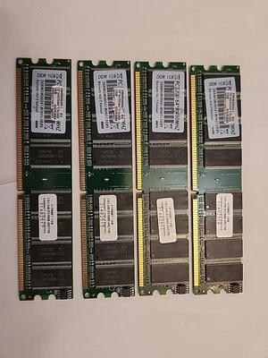 4- 1GB DDR Memory Cards - Image 1 of 4
