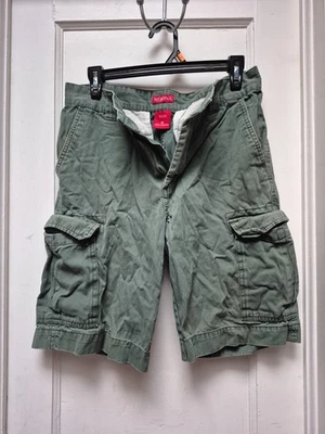 Merona Forest Green 100% cotton Cargo shorts Size: 28 - Image 1 of 4