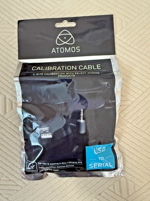 Brand new - ATOMCAB004 Atomos USB Type-A to Serial LANC Calibration Cable (6.5') - Image 1 of 2
