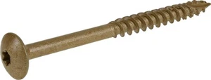 Power Pro 47877 Construction Lag Screws, 5/16"-18 x 4", Epoxy Coated, Torx/St... - Picture 1 of 8