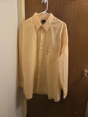 Arrow Mens 18 18 1/2 34/35 Xlarge  Classic Fit Shirt Button Up Partial New Tag  - Image 1 of 4