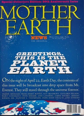 Mother Earth News (1990 20th Anniversary Issue / Special Collector's Edition) Foto 1 de 4