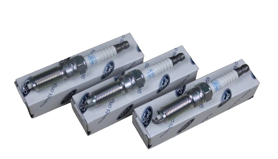 3x Genuine Ford Fiesta Mk6 2012-2017 1.0 Ignition Spark Plugs 1835546 - Image 1 of 2