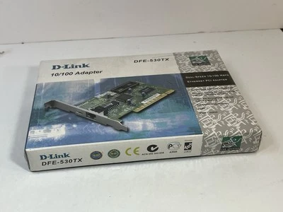 D-Link 10/100 Ethernet PCI Adapter DFE-530TX NEW Sealed - Image 1 of 4