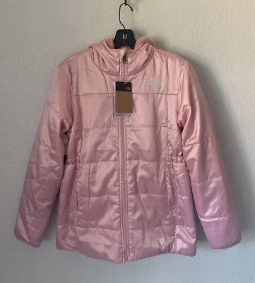 Parka Mossbud reversible rosa talla XL 14-16 NUEVA CON ETIQUETAS The North Face para adolescentes niñas Foto 1 de 4