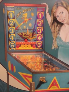 Póster de exhibición de exposición de pinball septiembre 2011 Centro Cívico Condado de Marin California - Imagen 1 de 2