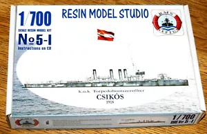 RMS No.5-1: "SMS CSIKOS" Torpedobootzerst. KuK Marine 1918 Resin-Kit 1:700 - Bild 1 von 1