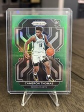 2021 Panini Prizm Cameron Thomas Green Prizm RC Rookie Nets Card