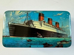 VINTAGE/SAMMLERSTÜCK ZINNGESCHIRR QUEEN MARY CUNARD LINER NAUTISCHE BILDER HERVORRAGENDER ZUSTAND COND. - Bild 1 von 23