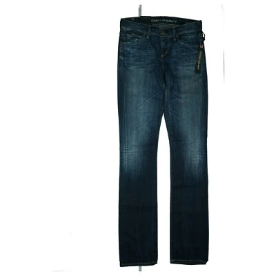 Citizens of Humanity Mujer Vaqueros Bajo Recto Stretch W26 L34 Usado Azul Nuevo - Imagen 1 de 4