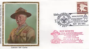 BOY SCOUTS 75TH ANNIVERSARY, NEW YORK NY 1982 FDC15888 - Picture 1 of 1