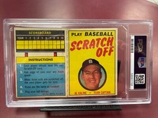 1971 TOPPS SCRATCH OFFS - AL KALINE - PSA 5 EX - TIGERS - HOFER