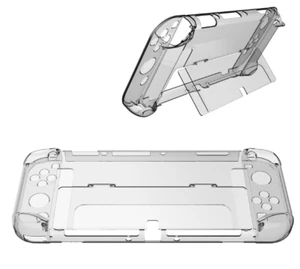 Funda protectora rígida transparente con carcasa de cristal para Nintendo Switch y OLED - Imagen 1 de 11
