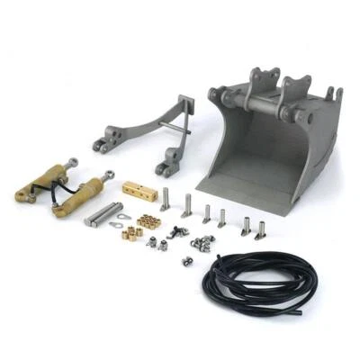 LESU Metal Grab Bucket For Remote Control 1:14 Hydraulic Digger ET30H Aoue ET26 - Image 1 of 4