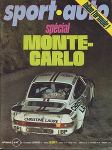 SPORT AUTO n°180 JANVIER 1977 avec encart et poster MONTECARLO ALPINE A442 TURBO - Bild 1 von 1