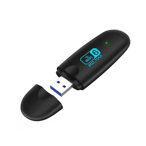 2.4G/5G 1800Mbps WiFi 6 Dual Band Wireless USB WiFi Adapter for PC Laptop Mac N - Photo 1/7