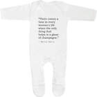 Food & Drink Bette Davis Quote Baby Romper Jumpsuits / Sleep suits (SS062105)