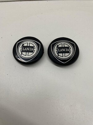 SET 4 COPRICERCHI COPPA RUOTA COPRIRUOTA BORCHIE 15 LANCIA YPSILON LOGO VIOLA e