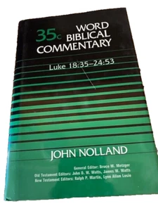 Word Biblical Commentary (Vol. 35c) (Luke 18:35-24:53) by John Nolland - Picture 1 of 4