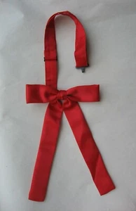 Colonel tie western bow tie neckband red square dance country wedding NEW - Picture 1 of 1