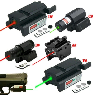 Red Green Dot Laser Beam Sight Scope Rail Mount For Rifle Pistol Air Gun Hunting - Image 1 of 4