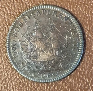 Jetons En Cuivre Louis XIV le Grand Vaisseau 3 Mats - Bild 1 von 5