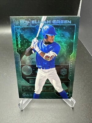 2023 Skybox Metal Universe Champions - Aqua #043 Elijah Green (RC) - Image 1 of 4