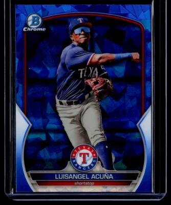 2023 Bowman Chrome Sapphire Edition #BCP-230 Luisangel Acuña Prospects - Image 1 of 2