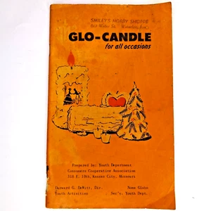 Kansas Refinery 1952 Glo-Candle Oil cooperativo libro instructivo Waterloo, IA Hobby Shop 3G - Imagen 1 de 9