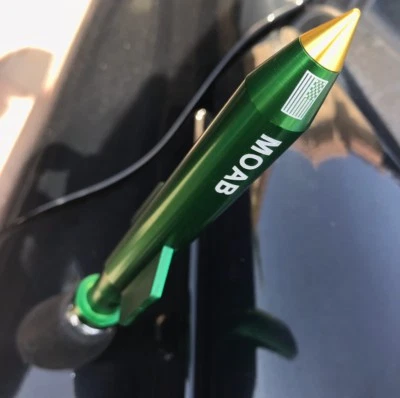 Green MOAB Stubby Short Antenna For Jeep Wrangler All Models Foto 1 de 4