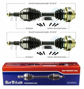 SurTrack Pair Set of 2 Front CV Axle Shafts For Volkswagen Touareg & Audi Q7 - Foto 1 di 1